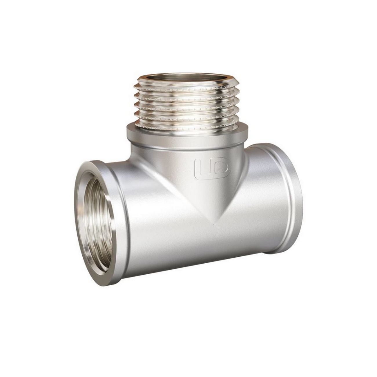 Тройник 3/4" ВН/нар/ВН никель LD Pride DN20 