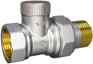 Запорный клапан для радиатора прямой  3/4"  LD Pride 59.20.В-ГШ.Н Ду20 Ру10